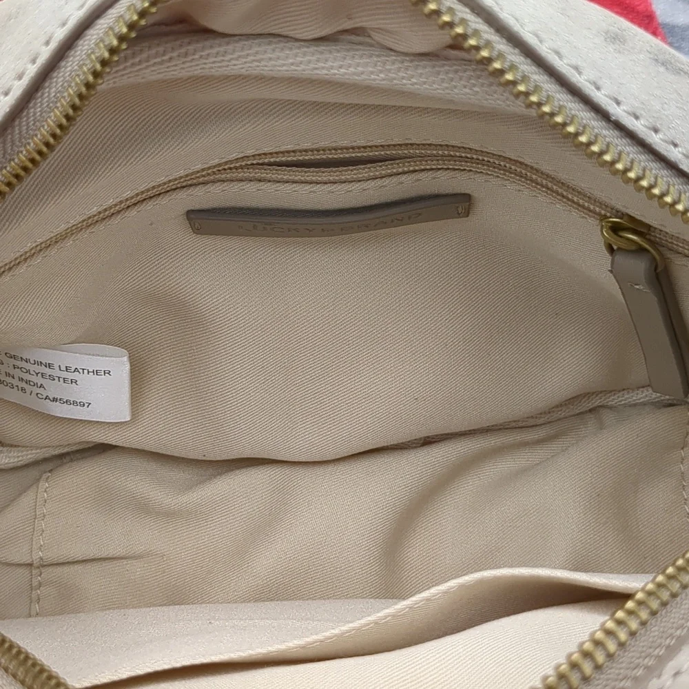 Lucky Brand suede Kaza crossbody